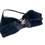 Victoria's Secret  Body By Victoria Lined Demi Blue Floral Lace Bra Size 34C Photo 2