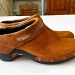 Merrell  Luxe Wrap Nubuck Dune Leather Mule Clogs Women’s Size 7.5 Fall Shoes Tan Photo 12