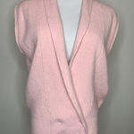 JH Collectibles Pink 90s Angora Wool Sweater Vest Sz Medium Photo 0