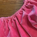 Primark Paula Echevarría statement Pink Velvet voluminous ruffle Frill Detail mini dress Photo 8