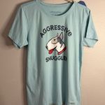Life is Good  Dog Lovers Crusher Tee Super Soft Light Blue Women’s Size M Photo 0