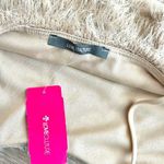 Love Culture NWT  Fuzzy Furry Tan Oatmeal Knit Cami Crop Top Size Large Photo 3