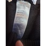 Good American Viral Aquarius Black Sweatpants Joggers Size 1 Small 100% Cotton Photo 4