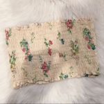 Furst of a Kind First of a Kind Yellow Floral Ruched Tub Top OS Photo 5