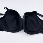 Cacique Lightly Lined Balconette Bra Women's Size 42F Black Polka Dot Underwire Photo 6