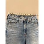 Old Navy Women's Wide Leg Extra High Rise Light Wash Denim Raw Edge Hem Jeans 2 Photo 4