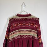Free People  Cabin Fever Fair Isle Sweater Size Medium Photo 6