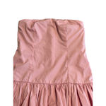 Abercrombie & Fitch Convertible Mini Dress Size Medium T Pink Bubble Hem Smocked Photo 1