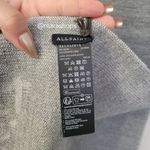 All Saints Gray Logo Jacquard Scarf Photo 4