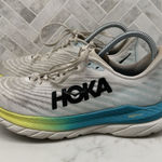 Hoka One One Mach 5 Running Sneakers Shoes White Blue ProFly+ Womens 8.5 8.5B Photo 0