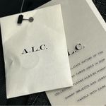 ALC Frank A.L.C. Chadwick Metallic Stripe Double Breasted Blazer‎ Jacket Size 6 90s NEW Photo 5