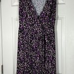 Lane Bryant Women’s Multi-Colored Patterned Wrap Around Side Tie Dress 22/24 Photo 0