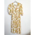 Faithfull the Brand  Goldie Yellow Floral Rafa Midi Dress Photo 5