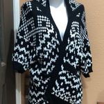 Iris  black open cardigan with pockets NWT Photo 1