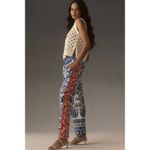 Farm Rio  x Anthropologie Floral Linen Trousers Photo 1