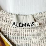 ALÉMAIS Sloane Tiered Midi Patchwork Dress Size 4 US (8 AU) Orange Photo 7