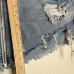 CARMAR Sierra Beatrice zip front denim skirt size 29 light wash distressed Photo 6