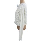 Lucca Couture Women's Cropped Sweater Long Sleeve Cable-Knit Size L Large Photo 2