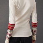 Free People Mikah Layering Cuff Long Sleeve Tee In Cream Size XS/S Photo 0