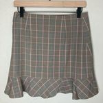 Aritzia Sunday Best Astala Skirt Plaid Gray Size 8 Photo 4