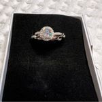 Engagement Ring Wedding Set White Gold Plated 8.5 Wedding Rings Women CZ CT Photo 0