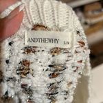 Andthewhy  cable nit sweater. Women’s size S/M oversized Photo 7