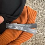 Aerie  Black Scoop Neck Top & Burnt Orange Hi-Rise Swim Bikini Bottoms Small Photo 3