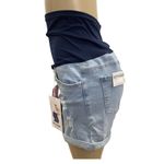 Gemma Rae Maternity Distressed Jean Shorts New With Tags Blue Size XL Photo 1