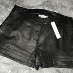 Romeo + Juliet Couture Faux Leather Shorts  Photo 0