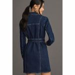 Anthropologie Pilcro Belted Blazer Denim Dress Photo 1