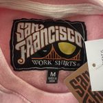 San Francisco‎ Work Shirts Women’s Sweatshirt Pink Mineral Wash Crew Neck Size M Size M Photo 6