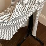 NWT MIA &T ESS Tank Dress. Size Large. White/blue with black stripes‎ White Photo 4