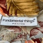 Vintage 90s Petites Palm Print Shorts High Waist Pleated Cotton Sage Green XS Size undefined Photo 5