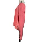 We The Free People Small Thermal Oversized Top Long Dolman Sleeve V-Neck Stretch Photo 6