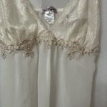 Linea Donatella  Cream Lace Detail Slip Photo 2