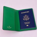 Kate Spade Watermelon Embellished Leather Wallet Passport Holder Photo 5