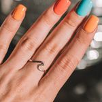 Silver Ocean Wave Ring Photo 1