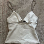 ZARA White Sparkly Top Photo 0