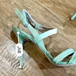 Sam Edelman Women’s Abbott Snakeskin Print High Heel Blue Size 8 Used Girly Photo 4