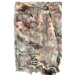 Vince Blue Co Tie Dye Stretch Denim Shorts. Distressed. Blue / Gray. Juniors 7 Photo 3