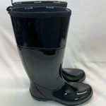 Kamik  Rain Boots Hi Gloss Patent Women’s SZ 8 Black New Photo 4