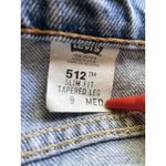 Levi's VTG (1997) 512 Jeans Womens 9 M Blue Denim High Rise Tapered Leg Made USA Photo 9