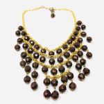 Egyptian revival bib statement necklace, NWOT Photo 4