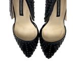 French Connection Size 8.5 Shoes Womens Black Studded Pointed-Toe High Heels Photo 13