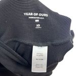 Year of Ours Lounge Pants‎ Flare Ribbed Jersey Knit Black Size XS Photo 10