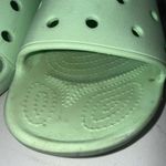 Crocs Iconic Comfort Slides Sandals Green Waterproof Size W8 M6 Unisex Shoes Photo 2