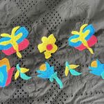 Layerz Clothing Marci Dress Womens M Black Eyelet Babydoll Flutter Sleeve Folk Size M Photo 11