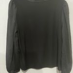Love Scarlett Elegant Black long sleeve Blouse Size L Photo 4