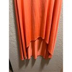 LuLaRoe Orange High-Low Cut Skirt Woman’s Size Large -Snag Photo 1