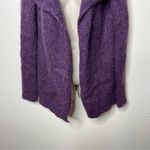 The Kooples  plum purple open mohair blend cardigan sz 1 Photo 4